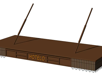 Modern Canopy Hotel Canopy Canopy 3d model Modern Canopy Hotel Canopy Canopy 3d model