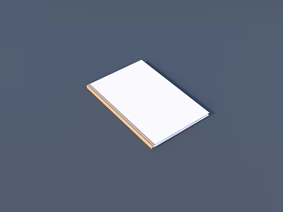 Sleek White Ceiling Light With Gold Accents Modern Design For Home Interiors 3d model