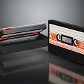 Retro Audio Cassette Tape for Musical Instruments Recording and Art Supplies