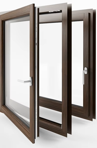 Modern Aluminum Casement Window With Clear Glass And Side Open Handle Design 3d model Modern Aluminum Casement Window With Clear Glass And Side Open Handle Design 3d model