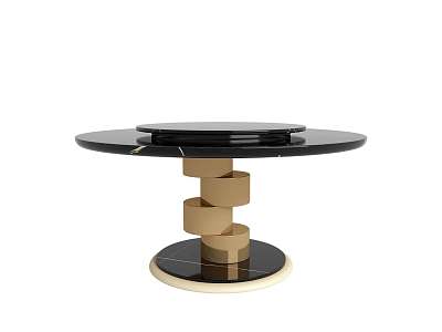 minimalist wind dining table 3d model