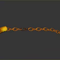 Durable Orange Metal Chain Wrench Hardware Tool For Industrial And Home Use