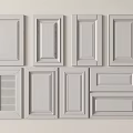 Various Hinged Door Designs With Panel Patterns And Frame Details For Interior