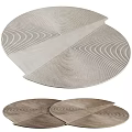 Modern Shape Carpet Round Carpet 3d model