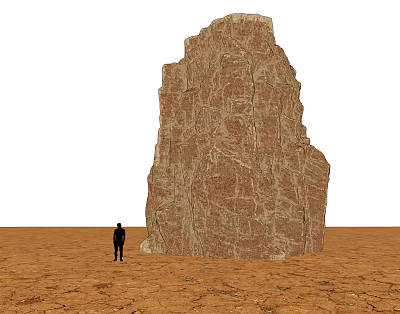 Modern Stone Rock 3d model