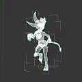 Purple Skinned Game Character With Pointed Ears Horns Tail Holding Orb And Heart Symbol