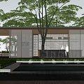 Modern Landscape High-end Forest Landscape Community 3d model