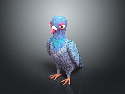 Pigeon Edible Pigeon Play Pigeon Racing Pigeon Military Pigeon Experimental Pigeon Wild Pigeon Rock Pigeon Raw Pigeon 3d model