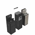 Modern POLIFORM Daily Use Appliances with Gray Beige Color and Storage Cabinets
