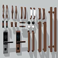 Modern Handle Door Handle 3d model