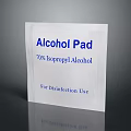 Disposable Alcohol Pad With 70 Isopropyl Alcohol For Disinfection Use