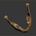 Ancient Orange Spotted Pottery Relic Featuring Irregular Shape And Rough Texture