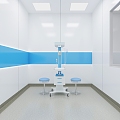 Modern Operating Room Oral Operation Room 3d model