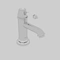 Chrome Single Handle Faucet With Shiny Finish And Modern Design For Home Use