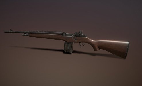 The M14 Rifle 3d model