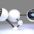 Advanced Smart Computer Display Featuring 5G 6EV Small Car Automatic Obstacle Avoidance System