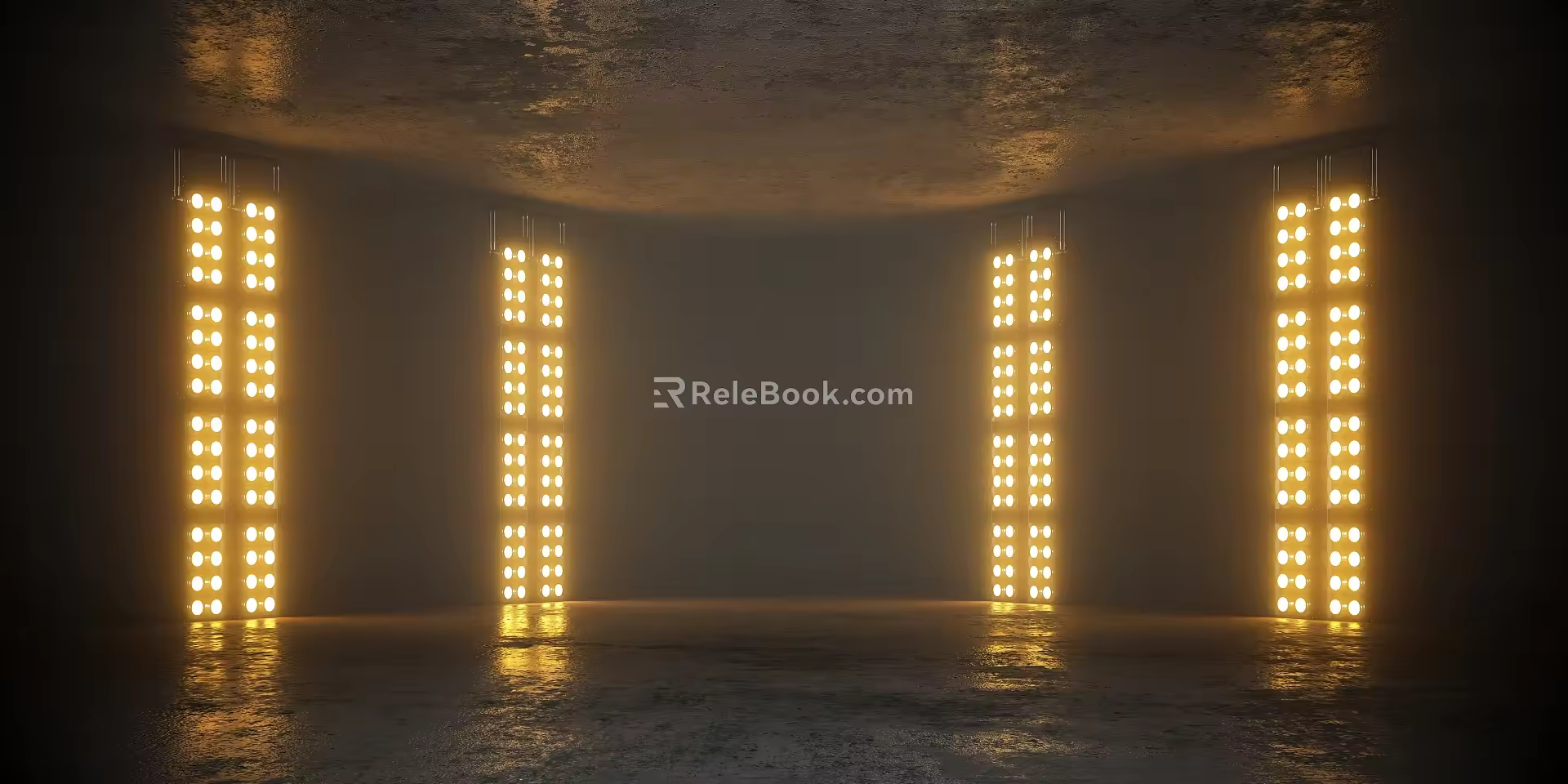 Modern cartoon scene science and technology space 3d model