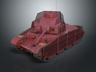 Modern Light Tank Light Armored Tank 3d model