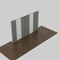 Gray And White Striped Curtains With Light Filtering Design For Home
