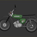 Motorcycle Two-wheeled Motorcycle Cross-country Motorcycle Road Race Motorcycle Motor Vehicle Transport 3d model