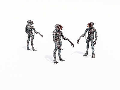 Virtual character humanoid monster 3d model