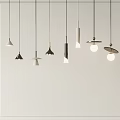 Modern chandelier combination 3d model