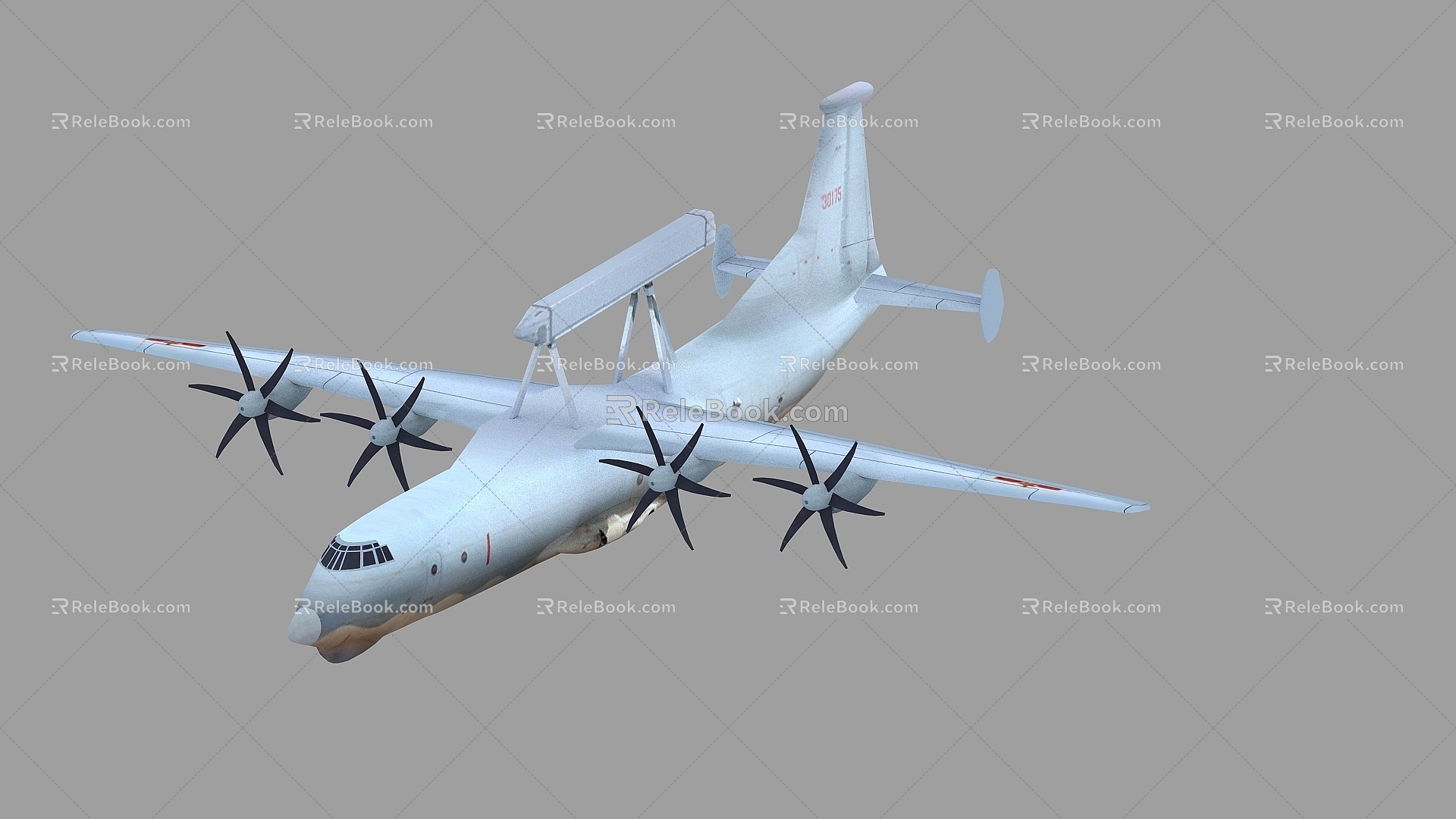 Air Police 2000 AWACS Air Police 2000 China Air Police 2000KJ2000 refers to air transport 8Y8 3d model