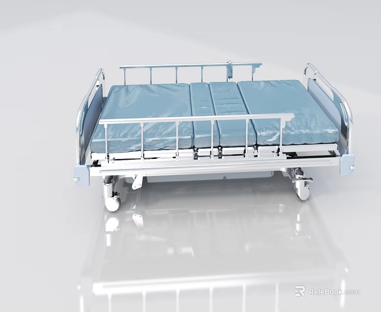 Modern Aluminum Swing Door With Clear Glass Panels For Home Interior Design 3d model 
