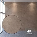 Circular Decorative Component On Textured Wall For Modern Interior 4K Design 3d model