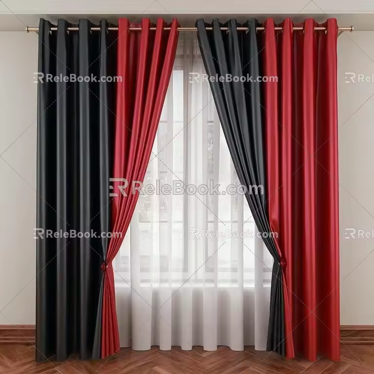 Curtains 3d model