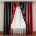 Curtains 3d model