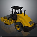 Heavy Duty Yellow Road Roller with Cabin for Construction Machinery Equipment