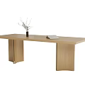 Modern Dining Table Modern Desk 3d model