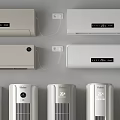 Modern Design Wall Mounted and Floor Standing Air Conditioners and Fans with Control Panels