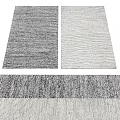 Modern Square Rugs With Dark And Light Colored Geometric Lattice Patterns