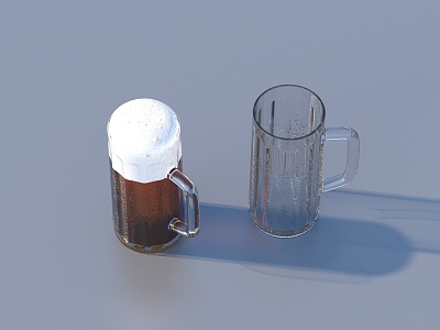 Beer Glass Kitchen Class model