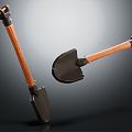 Modern Shovel Cartoon Shovel 3d model