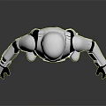 Modern robot clone soldier clone man soldier 3d model
