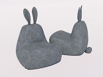 Modern Single Sofa Children's Sofa Children's Chair Cartoon Sofa Chair 3d model