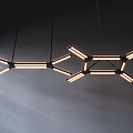 Modern lamp combination 3d model