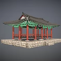 Chinese-style ancient pavilion 3d model