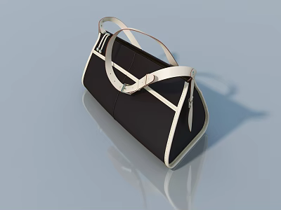 Modern Home Interior Design With Stylish Black Swing Door And White Trim Details 3d model