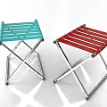 Modern Blue Red Metal Lockers With Striped Design And Sturdy Frames For Organizing