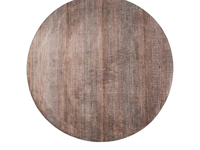 Brown Textured Square Rug Ideal For Modern Home Living Room Decor 3d model