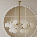 Modern chandelier 3d model