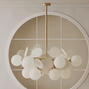 Modern chandelier 3d model