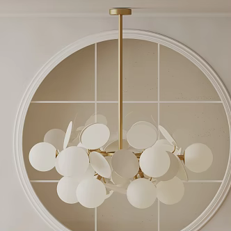 Modern chandelier 3d model