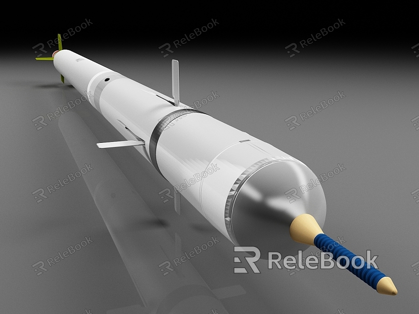 Grom Air Defense Missile Bomb Weapon model