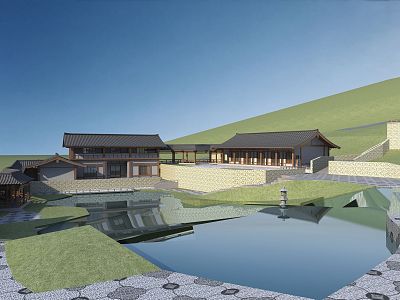 Chinese Ancient Temple Planning Temple Planning 3d model