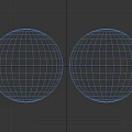 Spherical Component With Cracked Textured Surface For Architectural Design Projects